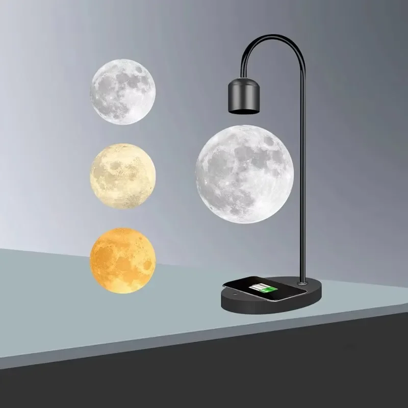14Cm 3d printed floating moon lamp - Image 2