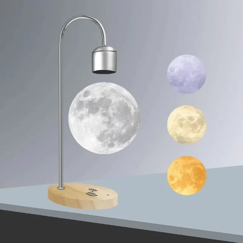 14Cm 3d printed floating moon lamp - Image 3